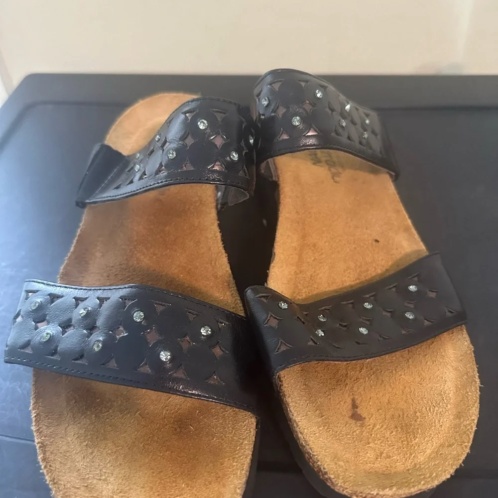 Naot Susan Women's Sandals Size 10.5 Black